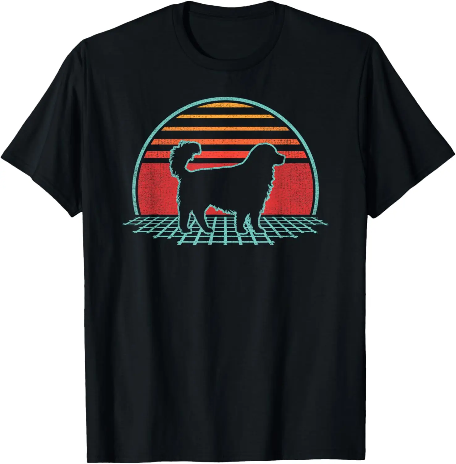 

Golden Retriever Retro Vintage 80s Dog Lover Gift T-Shirt