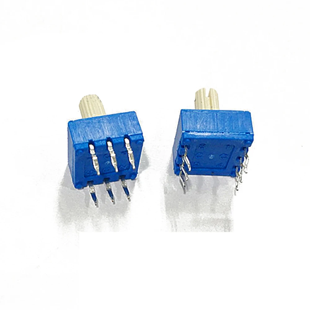 DC 24V Code Switch ERD110RS 10 bit 0-9 3:3 Rotary Encoder with Handle 25mA Encoding Switch 10x10mm