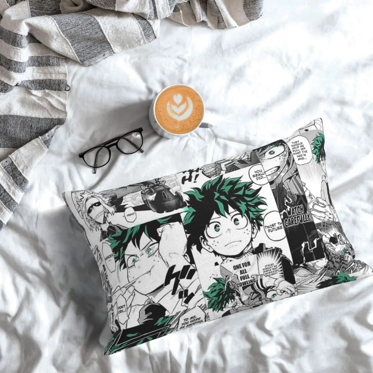Todoroki BNHA Boku No My Hero Academia Anime Manga 1 Rectangle Pillowcase Cushion Cover Decor Bedroom Bed Comfort Throw Pillow