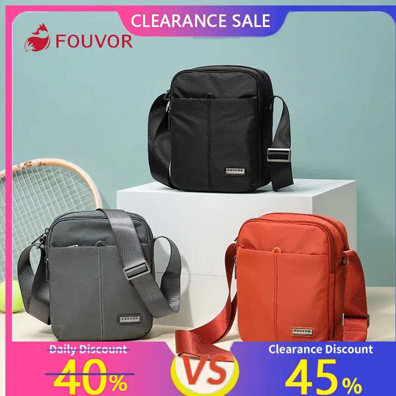 

Fouvor Women Crossbody Bag Lightweight Nylon Material Multiple Shoulder Bags Trend 2025 Casual Sports Phone Bags 2961-08 2961-19