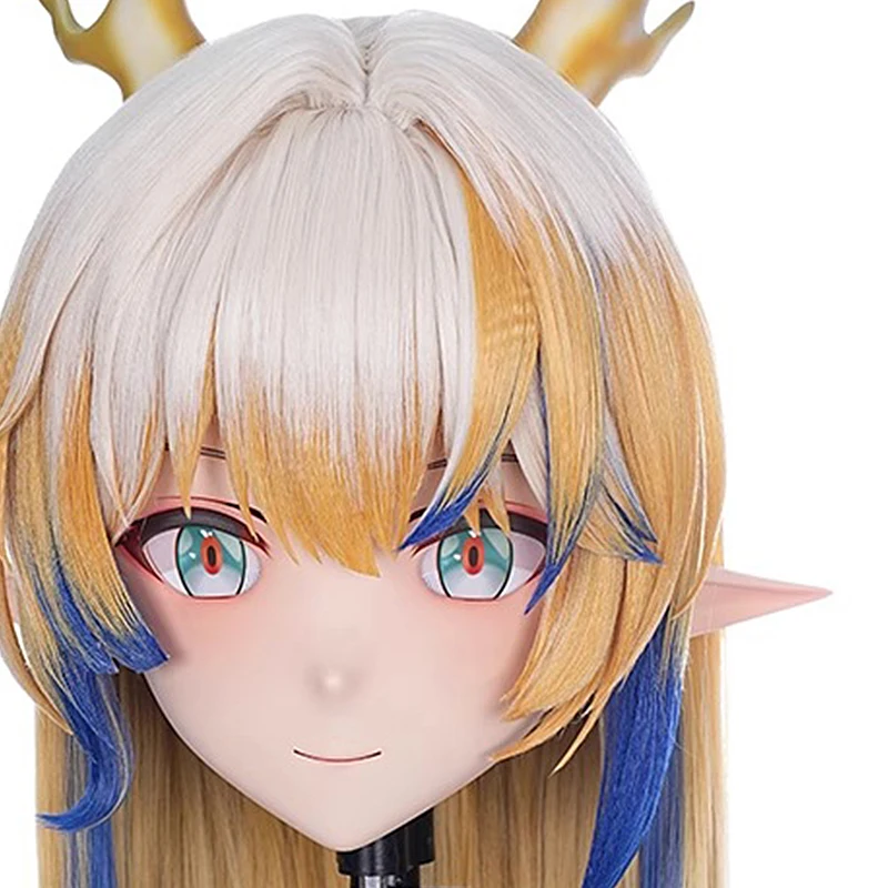 Kunci Ikat Kepala Penuh Boneka Crossdress Penuh Sesuai Pesanan Perempuan/Perempuan Karakter Kartun Kig Cosplay Anime Jepang Masker Kigurumi