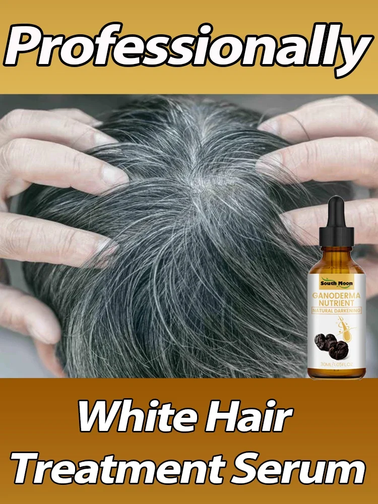 

Anti Gray Hair Serum White To Black Natural Repair Product