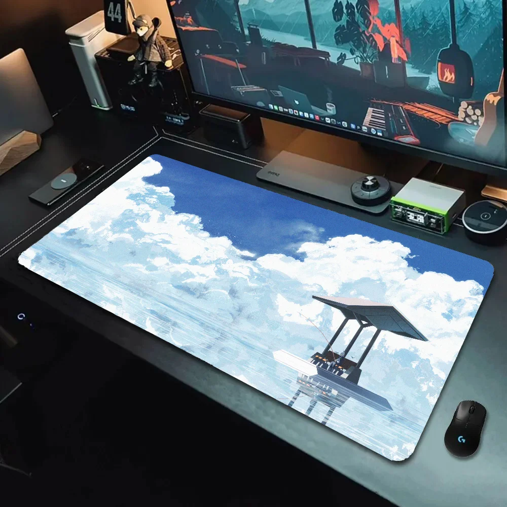 Sky Realm Mouse Pad Gaming Accessories Mousepad Art Gamer Cabinet Games Computer Desks Desk Mat Keyboard Mats Office Pc Xxl