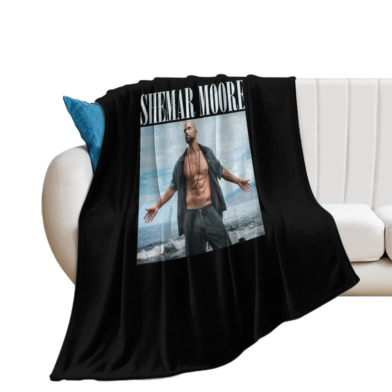 Gift For Men Shemar Moore Gift Movie Fans Throw Blanket Stuffeds for winter Quilt decorative Blankets