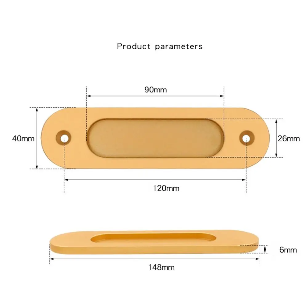 Furniture Hardware Drawer Auxiliary Knobs Cabinet Handle Sliding Door Handle Glass Door Wardrobe