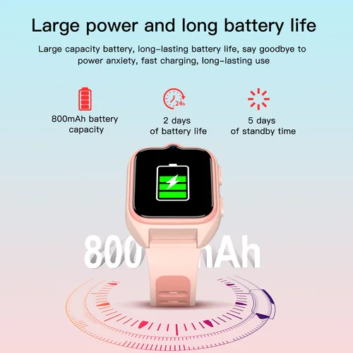 Imagen 2 del producto Reloj inteligente Blackview Z30 para niños, reloj para teléfono para niños, LBS + WiFi + GPS, triple posicionamiento AI, videollamada 4G, reloj inteligente para teléfono