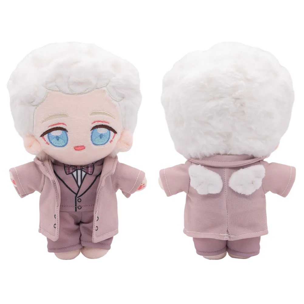 Diabo Crowley Ângulo Aziraphale Brinquedos de pelúcia, Cosplay Fantasia Adereços, Acessório Traje, Mascote, TV Good Omens Decoração, Presentes de aniversário, 20cm