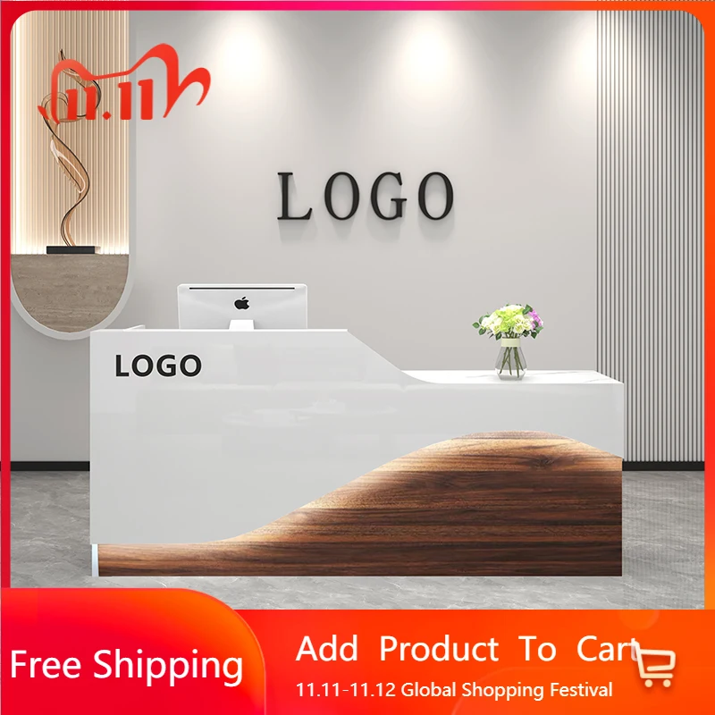 

European Kitchen Reception Desks Luxury Checkout Counter Reception Desks Beauty Entertainment Empfangtheke Postmodern Furniture