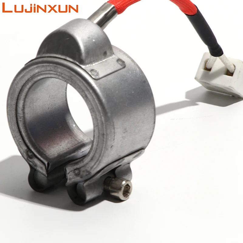 LUJINXUN Ceramic Mica Closed Band Heater 230V Aluminium Plate Cover Heating Ring Coil ID50-60mm for Injection Molding Machine