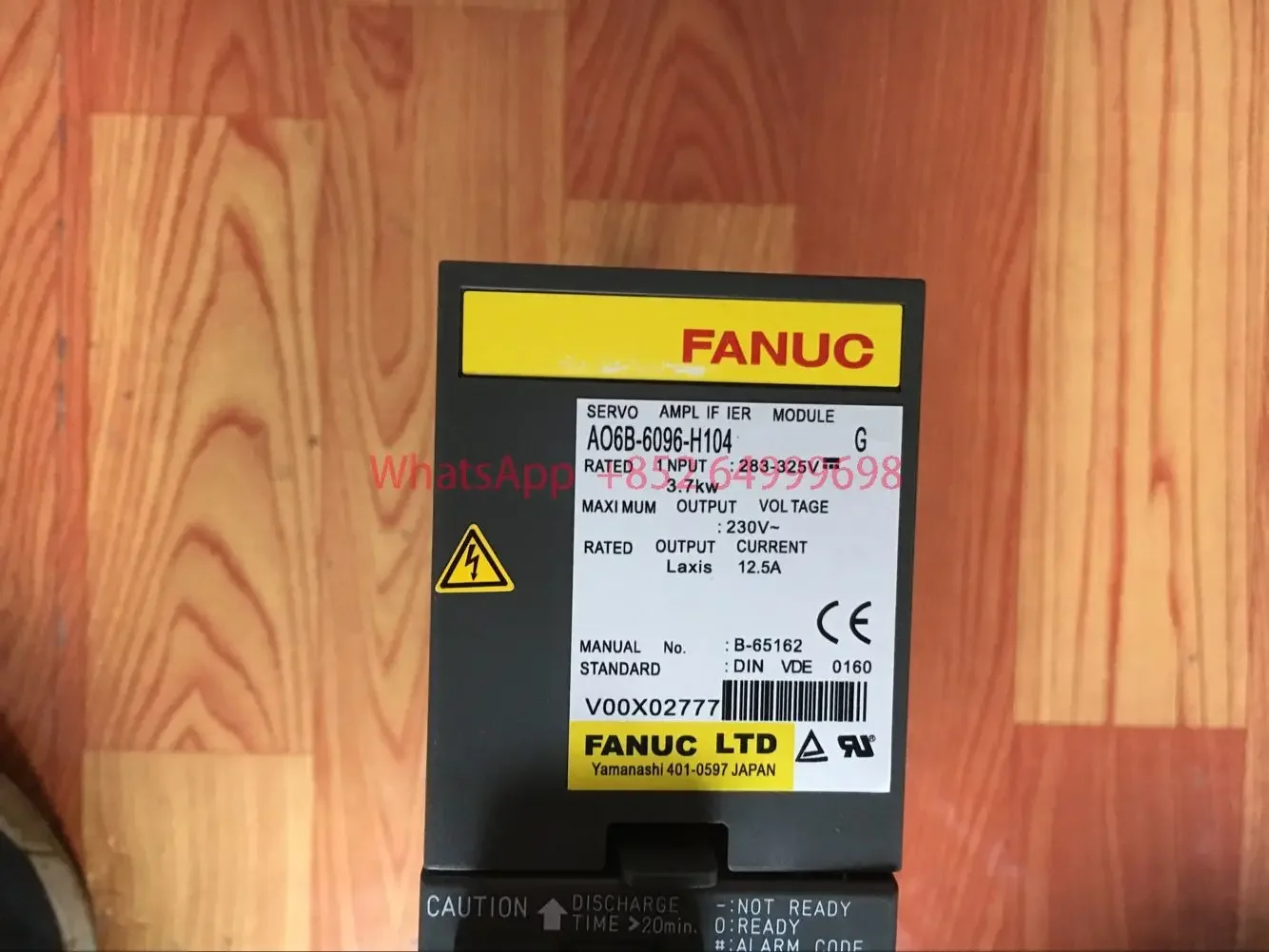 

Б/у модуль усилителя сервопривода A06B-6096-H104 для станка с ЧПУ