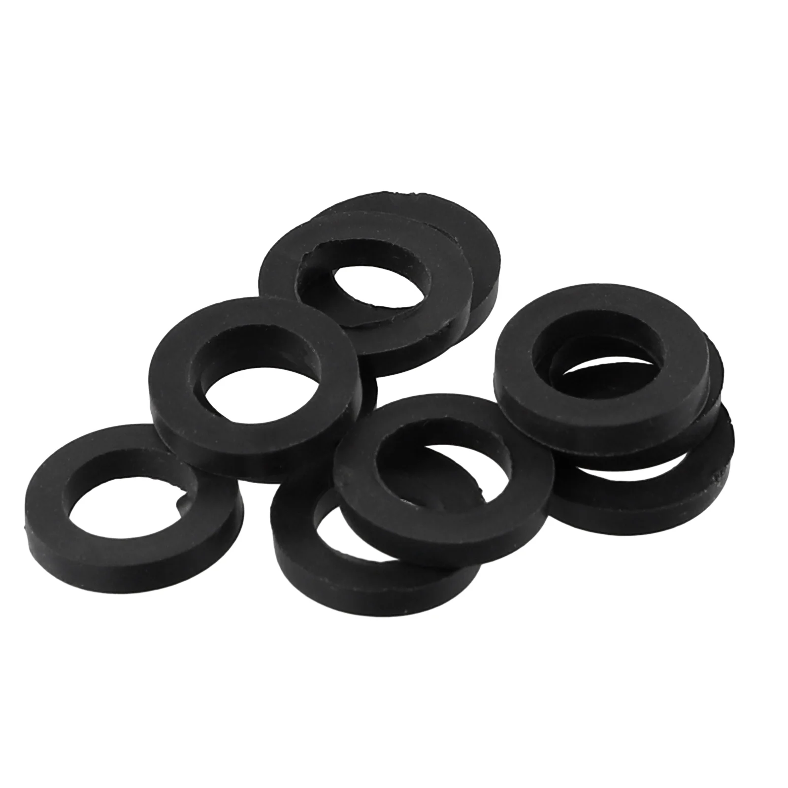 10PCS Black Rubber O Rings Replacement Shower Hose Seal Rubber Washers 1/2inch Pipe Bathroom Tap Washers Half Inch