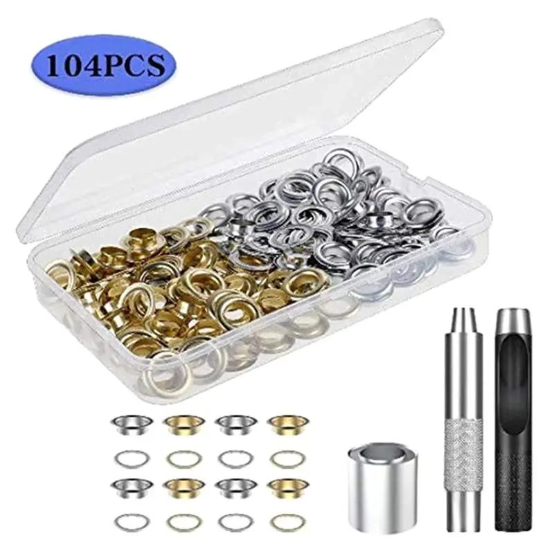 |NEWABAG|1 Set of Hole Punch Tool Metal Eyelet Installation for Bag Hole Cloth Fabric Canvas Garment Diameter 12mm
