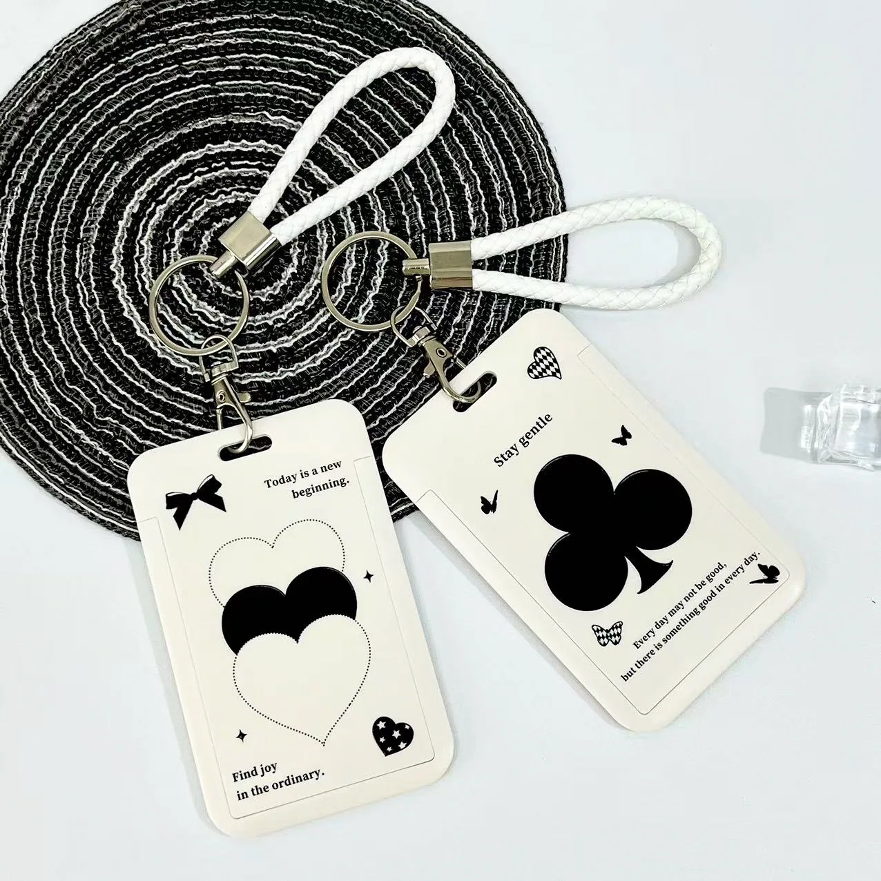 Poker Card Chart Card Holder  Sleeve Campus Student Card Bus Card Card Cover ABS Plastic Document Protection