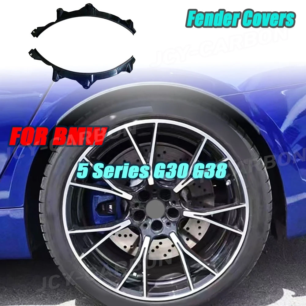 

JCYECF Брови заднего колеса, расширители крыльев, брызговики для BMW 5 серии G30 G38 2017+, чехлы на крылья автомобиля, аксессуары для стайлинга