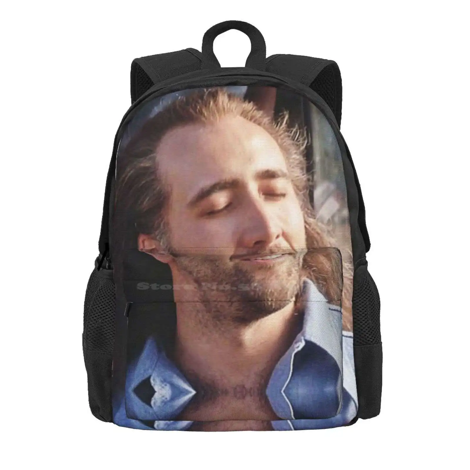 Nicolas Cage Hot Sale Schoolbag Backpack Fashion Bags Nicolas Cage Sexy Con Air World Actor Celebrity Famous Movies Films Tv