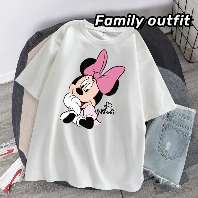 New Brand Summer Mickey Mouse Women\'s Tshirt Women Korean Version of Loose Half-sleeved Summer Women\'s Tshirt Women Clothes Men