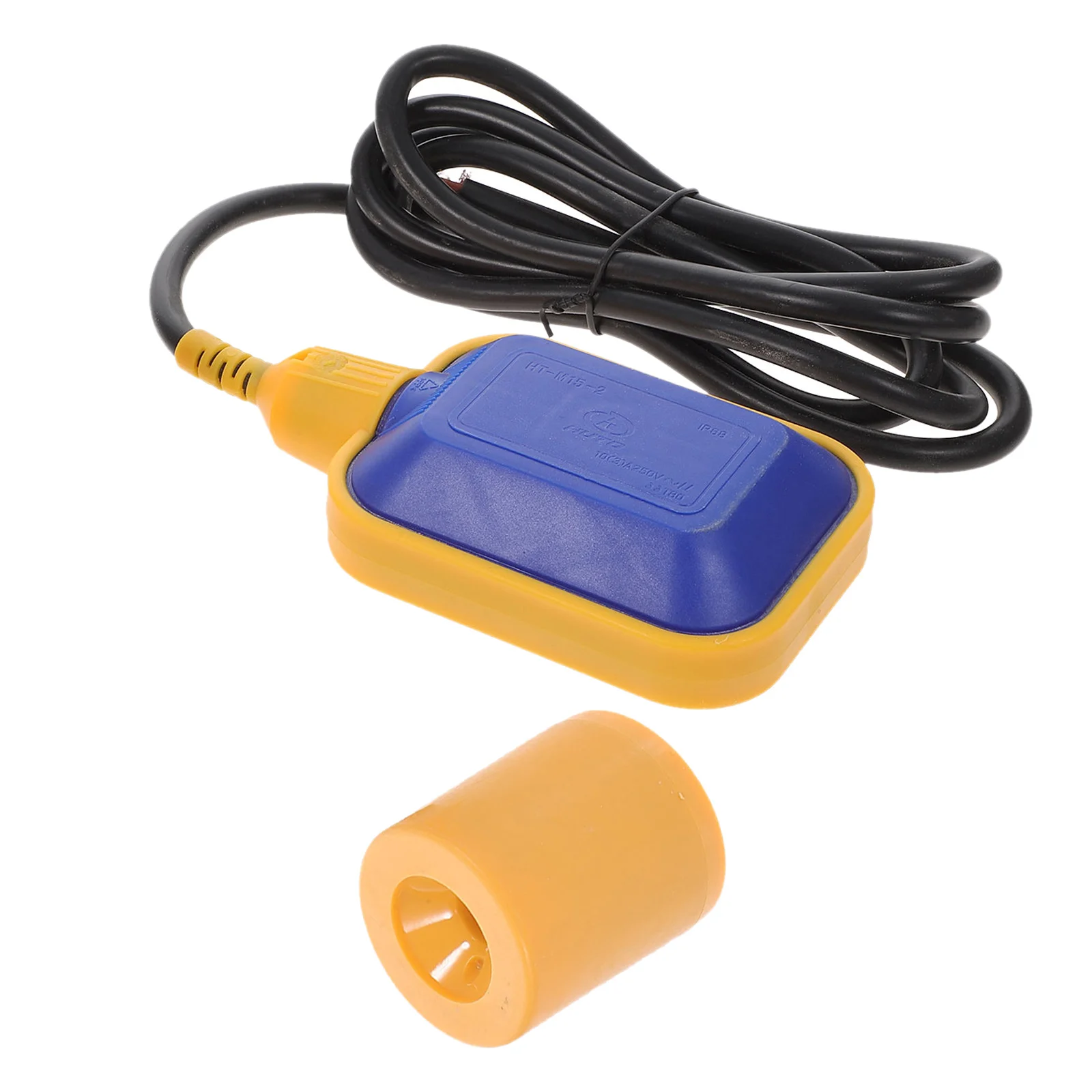 Galleggiante per serbatoio dell'acqua in plastica Interruttore a galleggiante stabile da 2 m per regolatore del livello dell'acqua della pompa Controller per uso del sistema settico per pompa del serbatoio