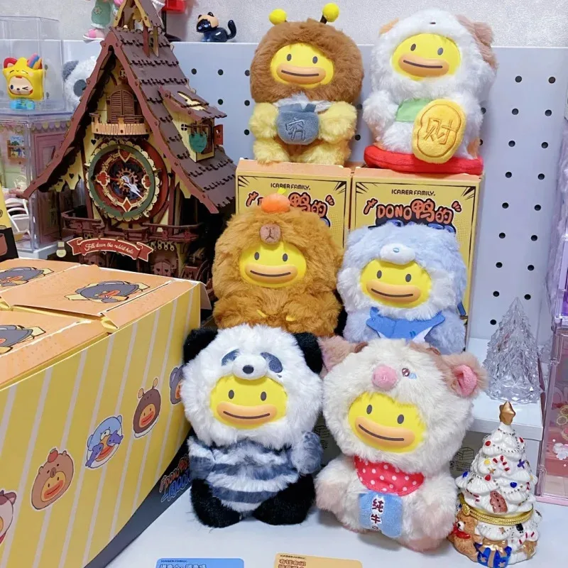 DONO Duck's Week OOTD سلسلة دمى الفينيل صندوق أعمى Caixa Caja Kawaii دمى الفتيات الفتيان هدية أنيمي الشكل اللعب