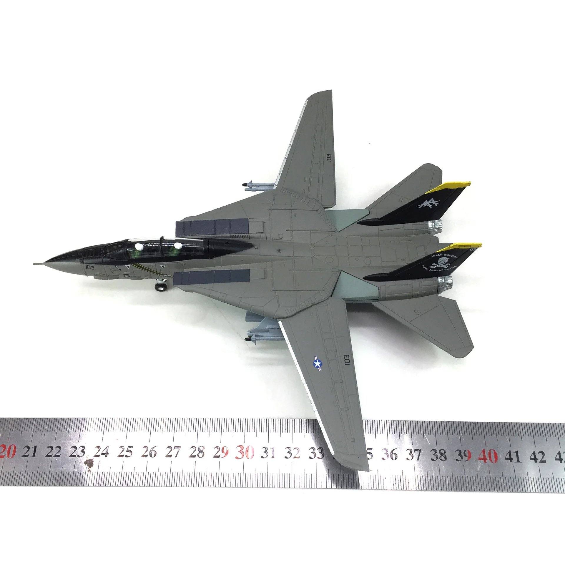 Model Airplane for US Air Force Aircraft Raptor Collection F-14 1:100 Model Super Flanker Jet Fighter Aircraft Display Collectio