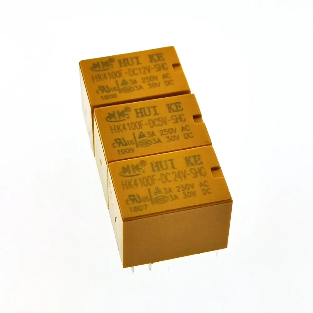 10PCS HK4100F  Relay HK4100F-DC5V-SHG HK4100F-DC12V-SHG HK4100F-DC24V-SHG DIP6 5V 12V 24V