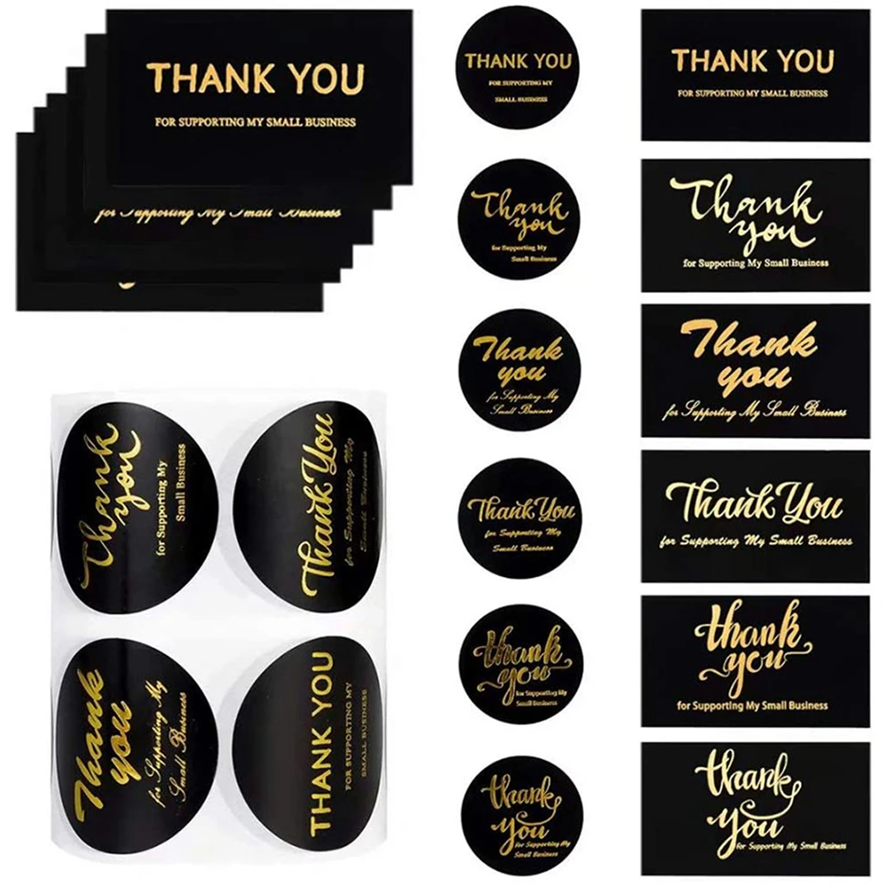 "Thank You For Your Order" Cards Beyond Grateful Labels For Small Businesses Inserts Gorgeous Appreciate Package Gifts