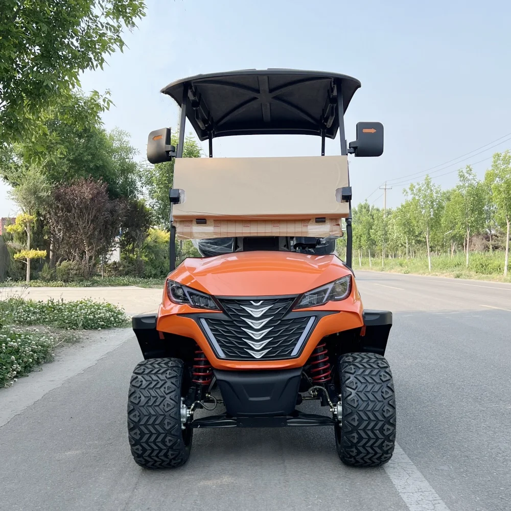 

CE 2 Seater Long Range 4 Wheel Disc Brake Club Lithium Electric Golf Carts with Golf Bag Holder