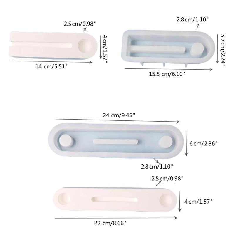الأسمنت ثقوب الشمعدانات قوالب السيليكون حامل الشموع الخرسانية الزخرفية #6