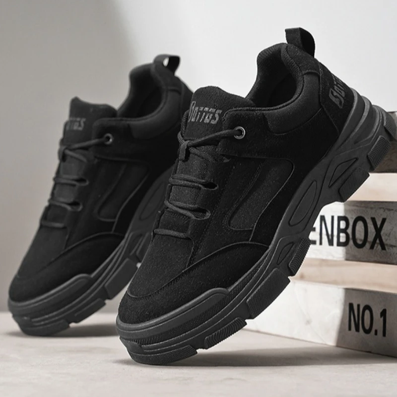 Men's Spring Autumn New Breathable, Anti slip Wear resistant Shoes, Men's Sports Simple  Comfortable Board Shoes