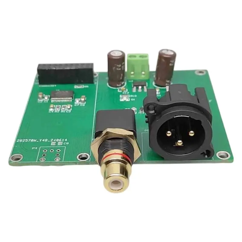 B92B-Amanero Italy I2S To Coaxial Converter Board-WM8805 Chip, 192Khz High-Fidelity Digital Audio Interface, AES/EBU Balanced Ou