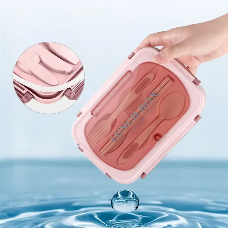 A Partitioned Thermal Lunch Box Available in 3 Colors, for Microwave Use, for Students And Women at Work, Makes a Great Gift - view 6