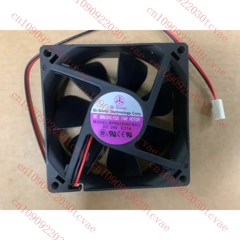 

1pcs For Bi-Sonic BP802524H-03 DC24V 0.21A 8025 Inverter Fan 2pin