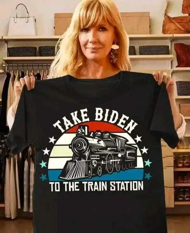 Take biden to the train station shirt Full S-12345XL HH7935