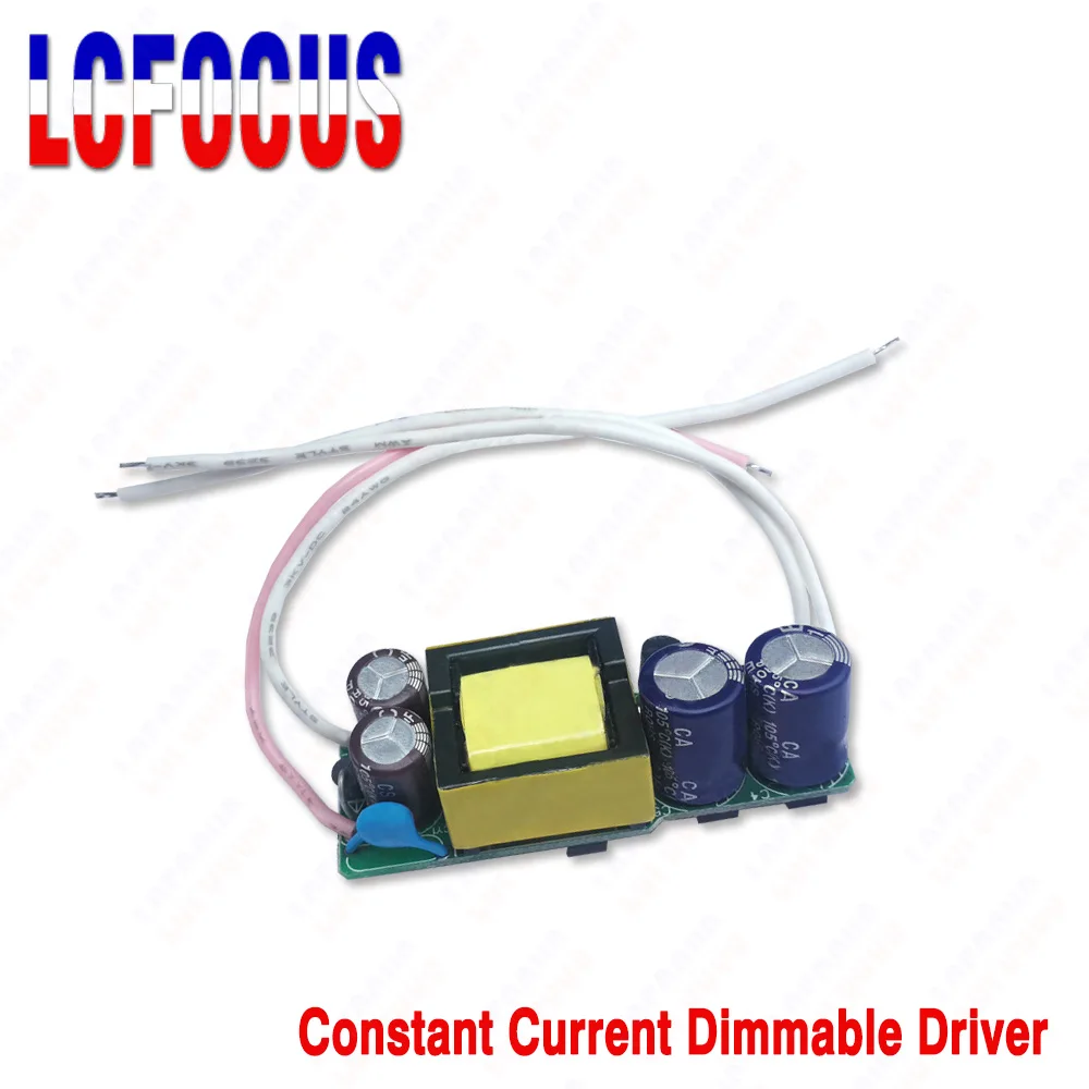 LED Dimmable Driver 3-7x1W 7-20x1W Dimming 300mA 9-24V 21-65V Lighting Transformers For 3W 5W 7W 9W 10W 12W 15W 18W Lamp Bulbs