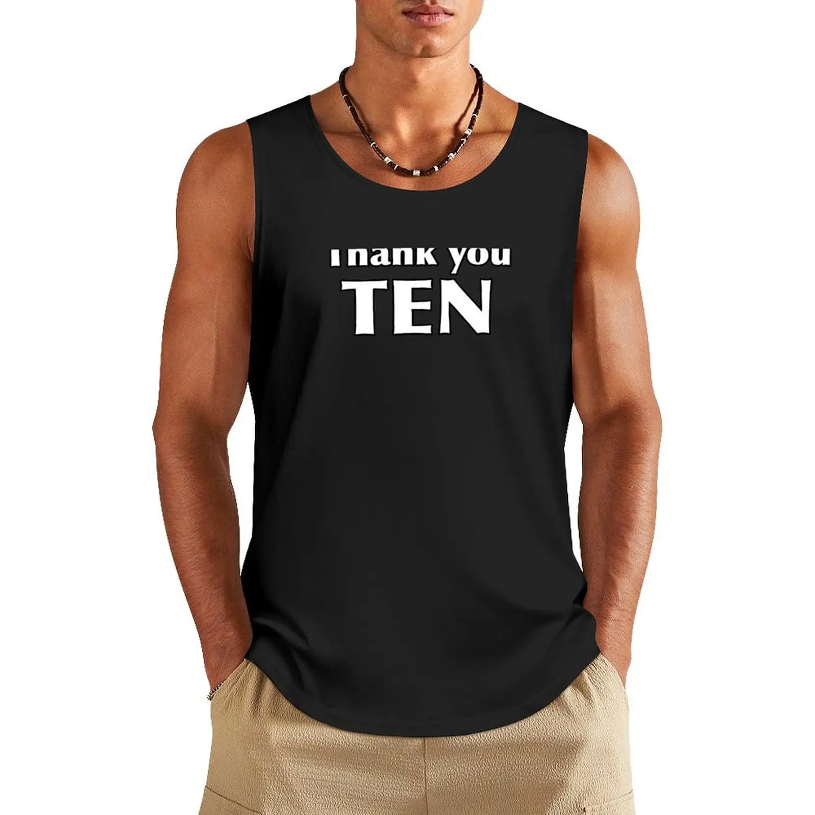 

Thank you TEN Tank Top Bodybuilding clothing man Men's gym
