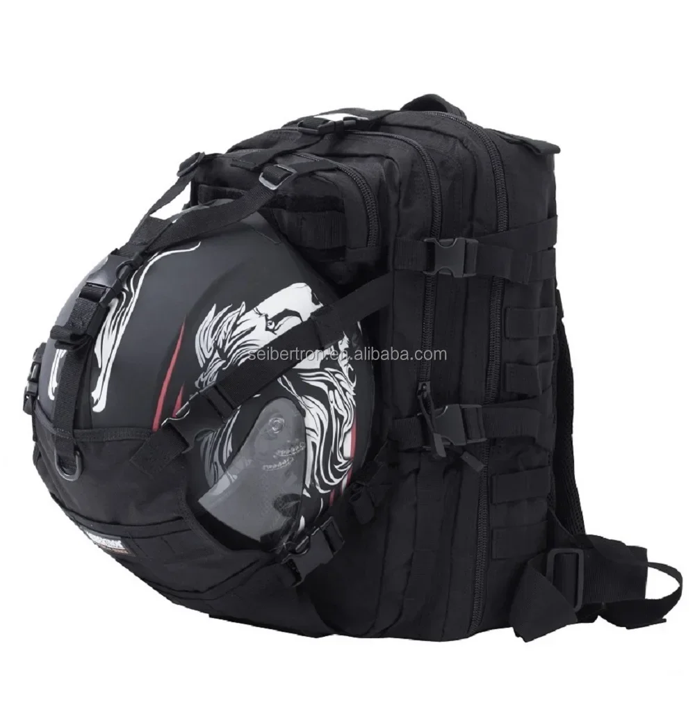 

Seibertron S.J.B.B-4 Waterproof Large Capacity Molle Motorcycle Helmet Holder/Cycling Storage/Hiking catch Backpack