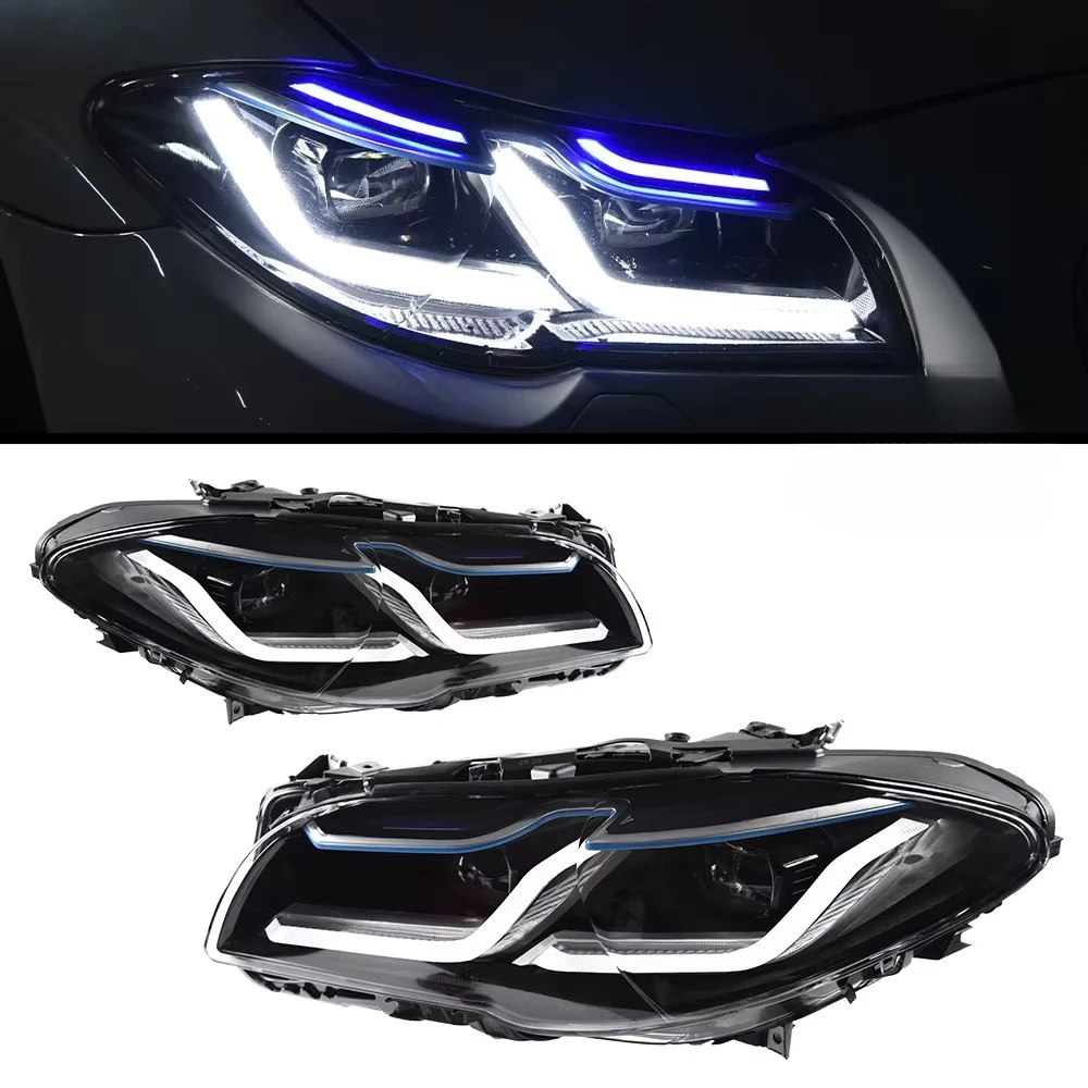 

Фары F10 2010-2016, фары F18 для 520i 525i 530i 528i M5, светодиодные фары с линзами DRL, автозапчасти, световые приборы