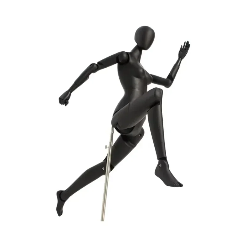 Adult plastic artist model dummy articulated wooden mannequin