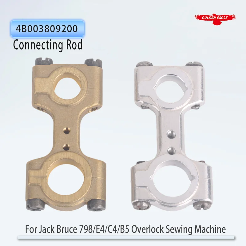 Máquina de Costura Overlock Jack Bruce 798/E4/C4/B5, Peças para Máquina de Costura Industrial 988 6800, Agulha Curva e Haste de Conexão