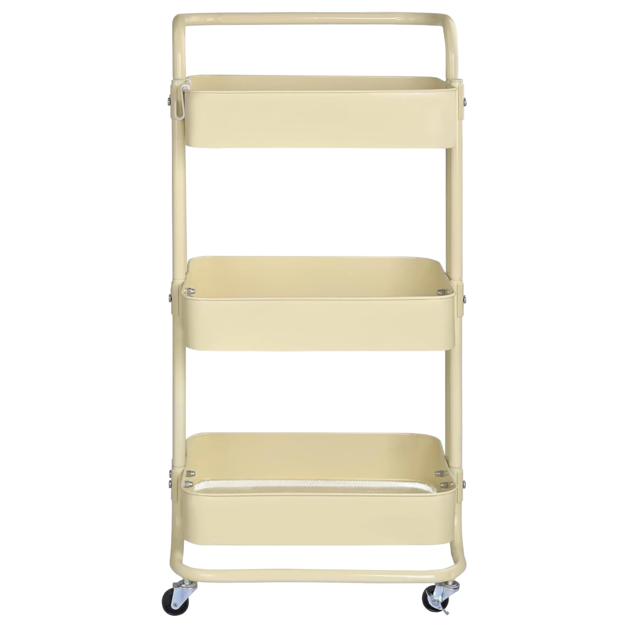 عربة التخزين عربة مساعدة مع عجلات عربة المطبخ عربة الخدمة عربة معدنية مع عجلات 3 مستويات عربة دوارة عربة تنظيم.