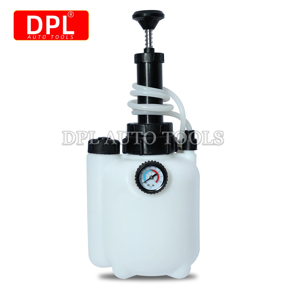 3L Manual Brake Oil Bleeder Voltage Display Car Manual Brake Bleeder Fluid Oil Changer Clutch Bleeding System for Car Motorcycle