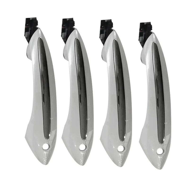 

4Pcs Outside Door Handle Puller Set Parts 51217276243 51217231929 51217231930 For BMW 5 6 7 Series F07 F10 F11 F06 F12 F01 F02