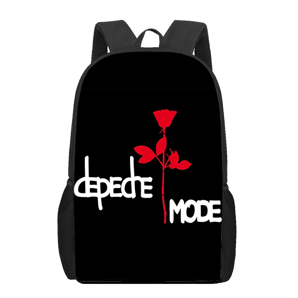 Depeches Mode Band 3D Print Torby szkolne dla chłopców Dziewczęta Studenci Bookpacks Nastolatek Plecak na laptopa Kobiety Mężczyźni Plecak podróżny