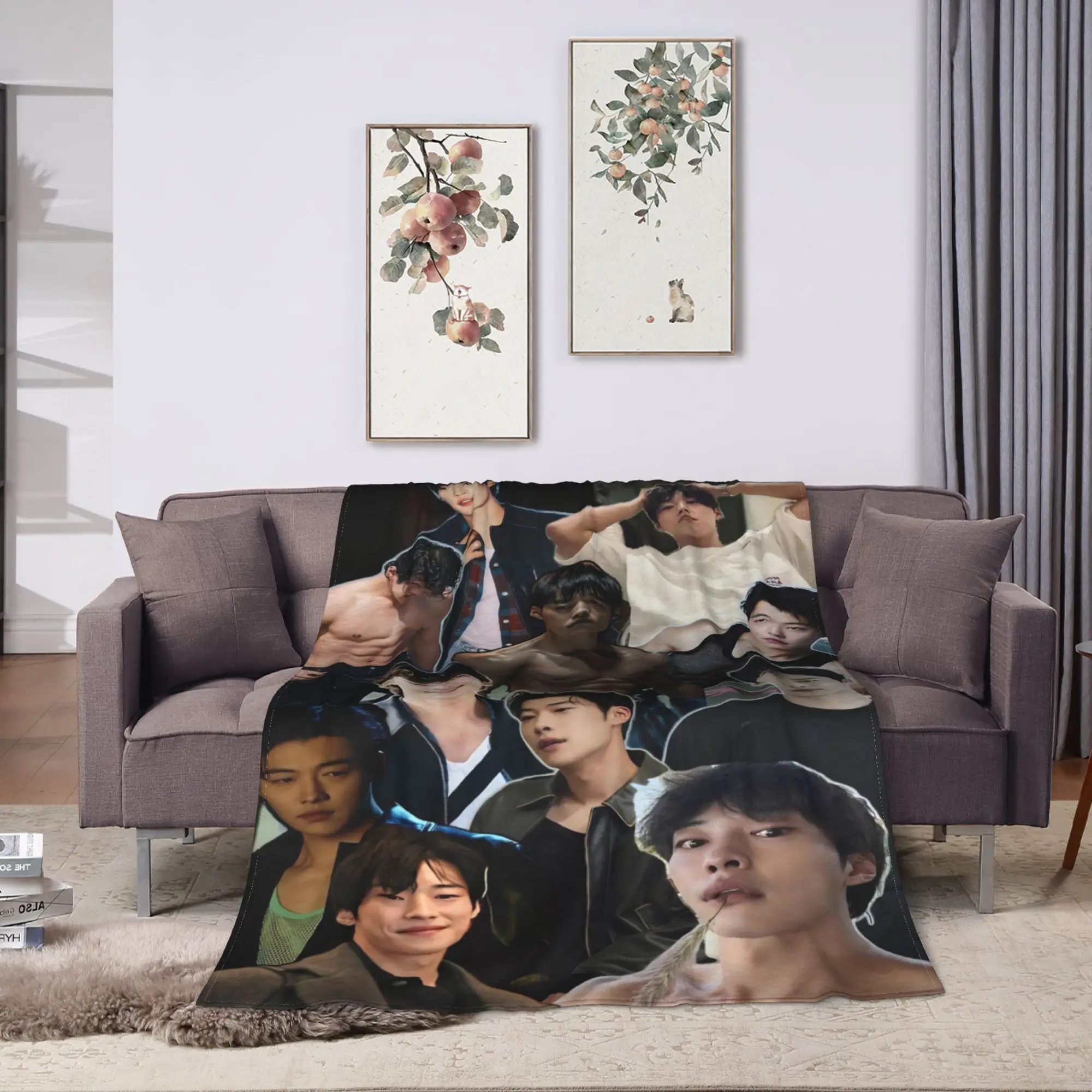 Woo-Do Hwan The King Eternal Monarch Flannel Blanket  Soft Warm Throw Blanket for Home Decor Decorative Bedspread Sofa Bed Cover