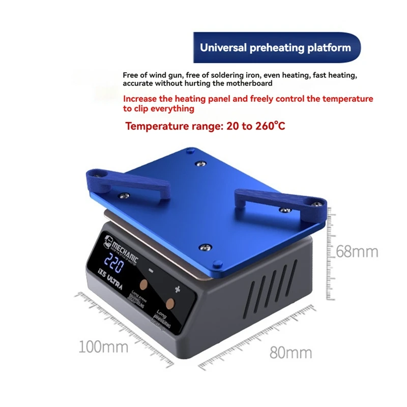 A81M New MECHANIC IX5 Constant Temperature Heating Table Mobile For Phone Screen Removal Lamp Bead Welding Repair Bench