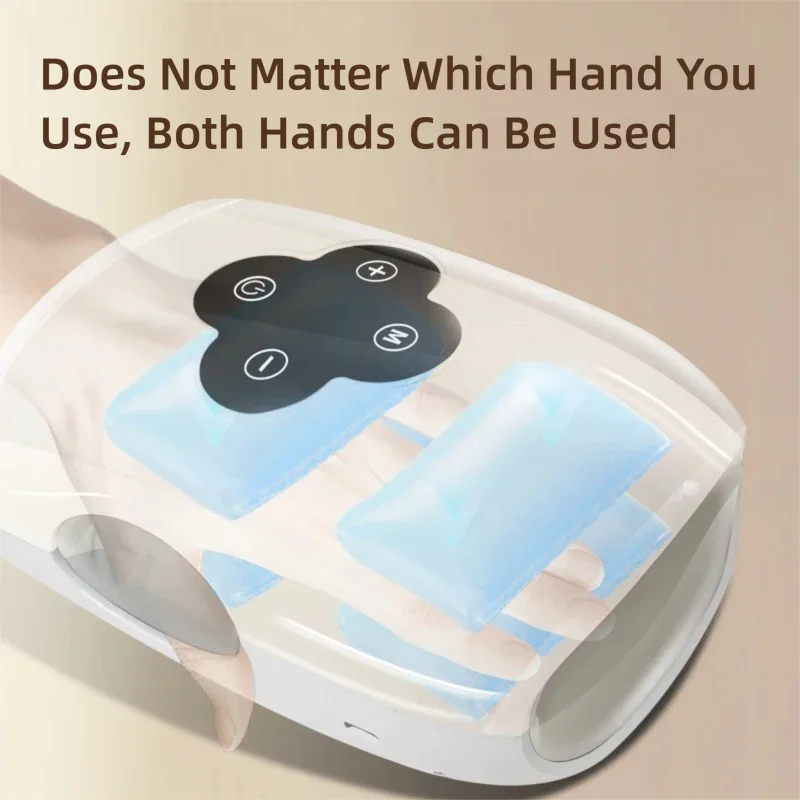 

Ручной массажер с подушкой безопасности, беспроводной массажер для рук, улучшенный туннель запястья и релаксационный массаж запястья, переносной подарок