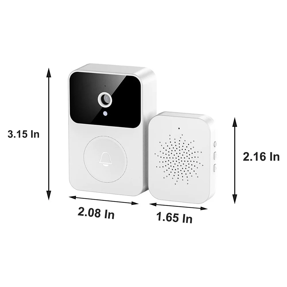 ワイヤレススマートドアベルx9,双方向オーディオ,訪問者のスナップショット,暗視,セキュリティカメラ,ドアベル,クラウドストレージ