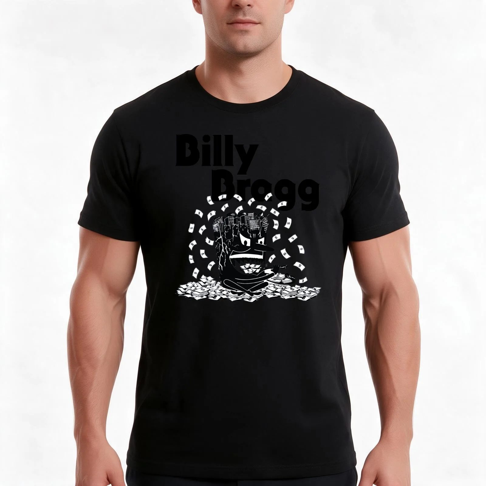 Billy Bragg - Talking With The Taxman About Poetry T-Shirt Summer Casual Cotton Tee Oversized Streetwear Tops 100% Cotton