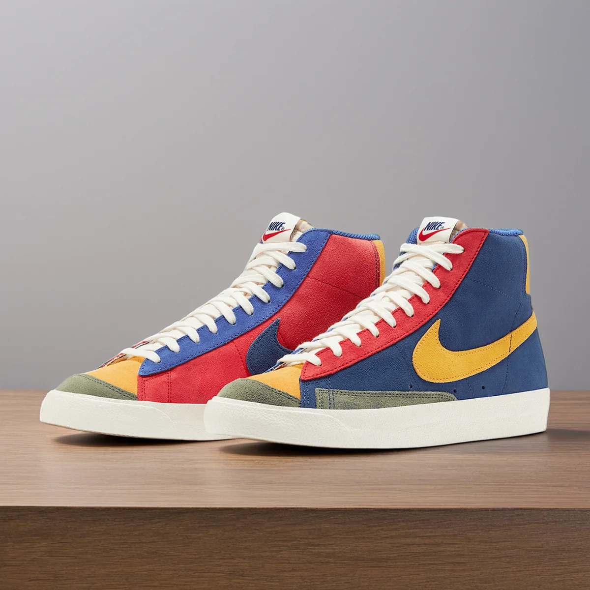 

Nike Blazer Mid 77 Винтажные мужские красочные повседневные кроссовки в стиле ретро DC9179-476