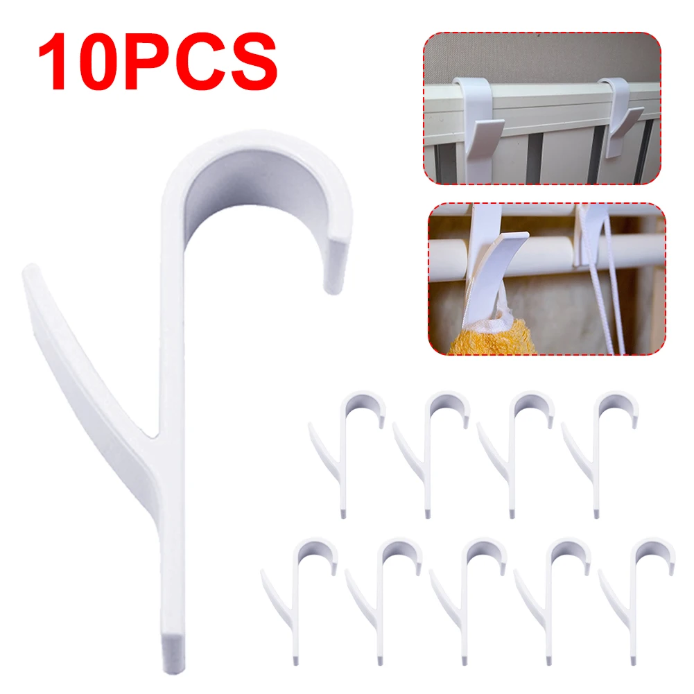 10 Pcs Gancho Cabide Gancho Gancho de Toalha Rack de Radiador Suporte de Banheiro Ganchos Cabide de Roupas Macio Cachecol Roupões de Banho Titular de Roupa Interior