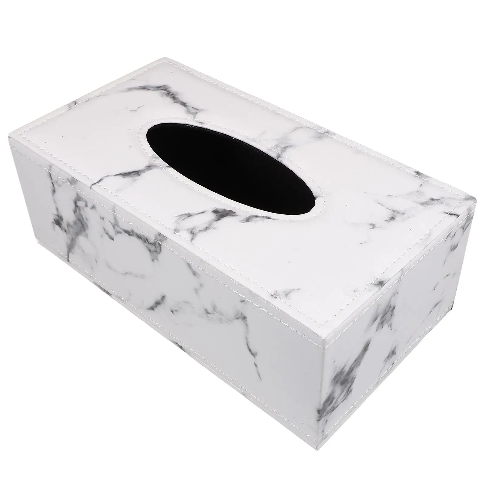 1 Pc Napkin Holder Leather Tissue Holder Marble Tissue Box Car Tissue Holder Dustproof Tissues Wipes Case